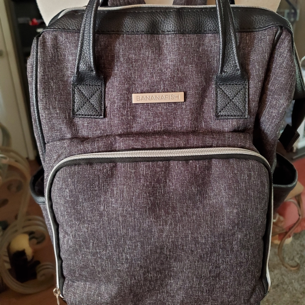 Bananafish Midi Blackpack Diaper bag.